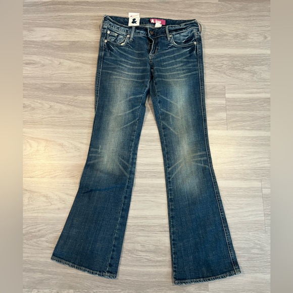 H&M Denim - NWT H&M &Star Low Rise Bootcut Jeans 27x30 Stretch Denim Y2K Blue Flare Pants